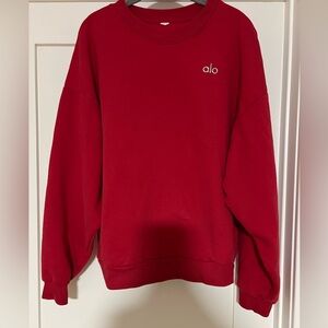 Alo Red Sweatshirt